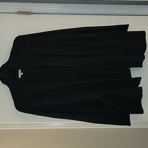 Sonoma Open Front Cardigan Sweater, XXL, Black